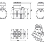 Фото №2 Емкость подземная U 1250 с выходом