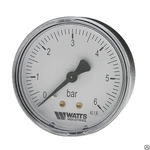 фото Манометр аксиальный Watts 1/4" нар(ш) 6 бар d50 мм