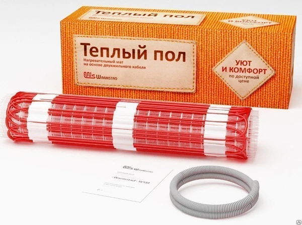 Фото Теплый пол на сетке Warmstad WSM-1210-8,0м2