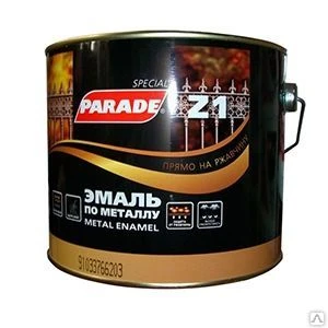 Фото Эмаль по металлу Parade Z1 молотковая серый 0,75л Израиль