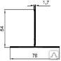 Фото Т-профиль 76х54х1,7