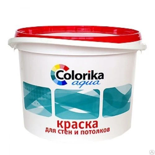 Фото Краска "Colorica aqua" для стен и потолков 14кг