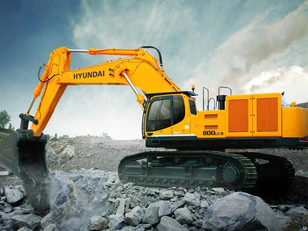 Фото Экскаватор гусеничный HYUNDAI R800LC-9