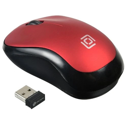 Фото Мышь Oklick 655MW Black-Red USB