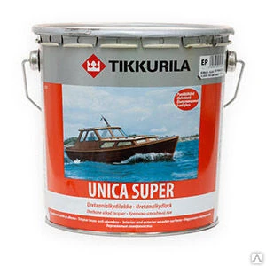 Фото Полуглянцевый лак быстрого высыхания Tikkurila Unica Super