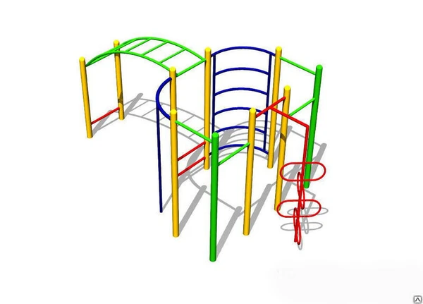 Фото Игровой спортивный комплекс. Габаритные размеры: 4000х2400х2400