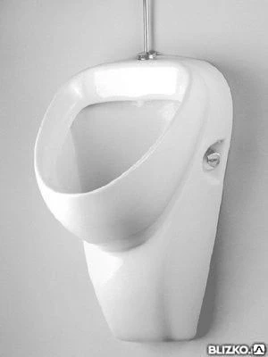 Фото IDO Urinal писсуар горизонтальный отвод, включая сифон