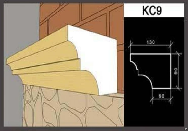 Фото Цокольный карниз KC9