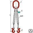 Фото Строп текстильный с двумя крюками (РД 24-СЗК-01-01) 2СТ- 16,0 тн; 4,0 м