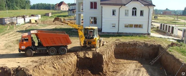 Фото Копаем траншеи и котлованы