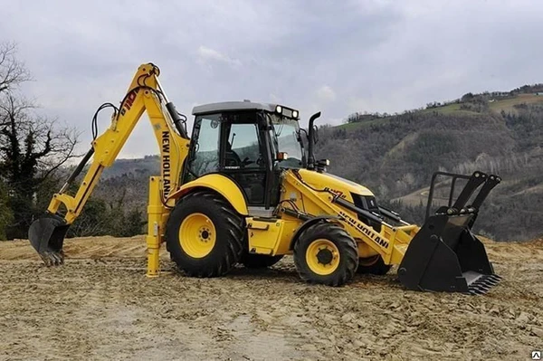 Фото Аренда экскаватора – погрузчика NEW HOLLAND