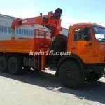 фото КАМАЗ 43118 с манипулятором Kanglim KS1256G-II