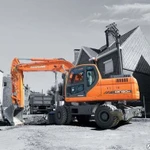 фото Экскаватор колесный Doosan DX190W