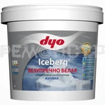 фото Краска вд интер  3кг мат безупречно белый ICEBERG (разб до 20%) DYO (2/168) П