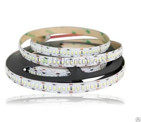 Фото Лента светодиодная SMD3014 1200LED 24Вт/м DC12 IP20 тёплый белый