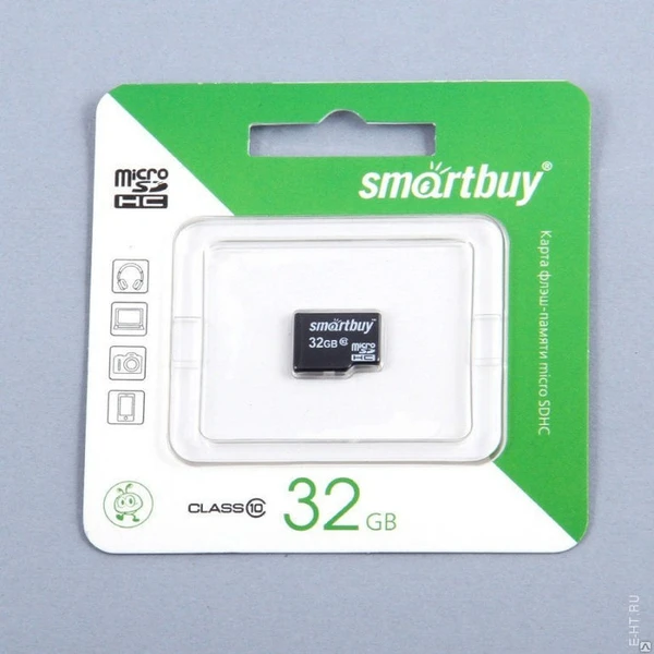 Фото Карта памяти microSDHC 32GB Smart Buy Class 10