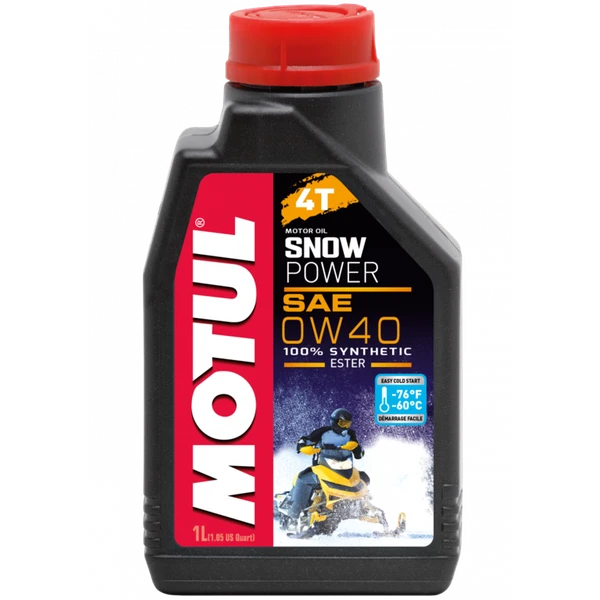 Фото Моторное масло MOTUL Snowpower 4T 0w40 (1л.) 105891