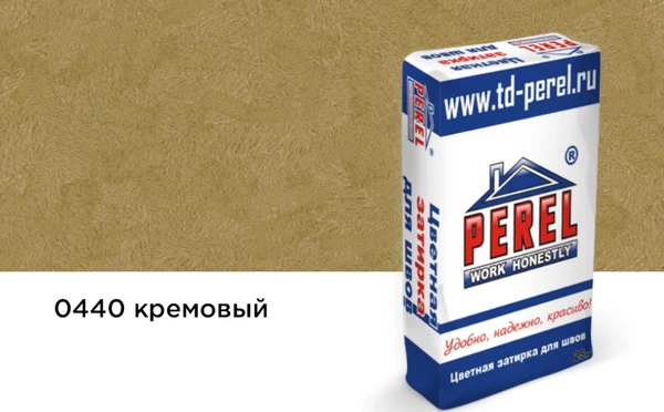 Фото Затирка для швов PEREL RL 0440 кремовая, 25 кг