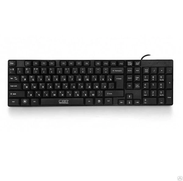 Фото Клавиатура проводная CBR KB 110, USB, Black