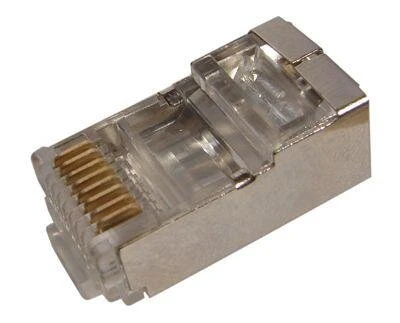 Фото Джек комп. RJ45 8P-8C кат.5е (с экраном) (уп.100шт) REXANT 05-1023