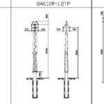 фото Опора ЛЭП стальная из гнутого профиля ОАС10Ф-1.2ТР