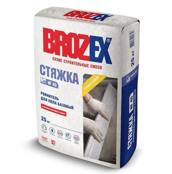 Фото Стяжка для пола NF40 Brozex 25 кг