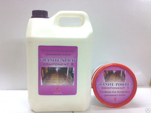 Фото Система для полировки гранитных полов GRANITE POWDER + SPRAY