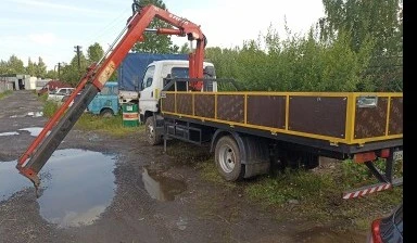 Фото Аренда манипулятора, перевозки грузов с погрузкой