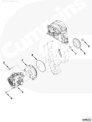 Фото Шестерня ТНВД на двигатель Cummins ISF 2,8L Газель Бизнес 5256325