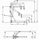 Фото №4 Кран гидравлический гаражный складной EURO-LIFT