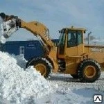 фото Вывоз снега с погрузкой спецтехникой