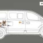 фото Электропривод тросовый для сдвижной двери Hyundai Starex