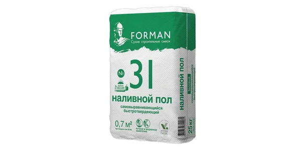 Фото Наливной пол Forman 31, базовый самовыравнивающийся