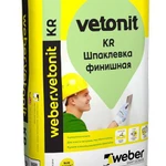 фото Шпаклевка финишная Weber Vetonit KR, 20 кг