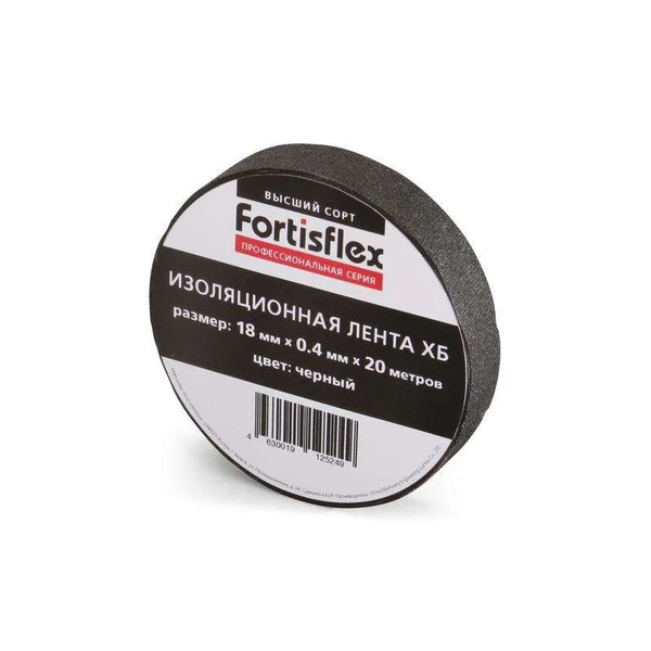 Фото Изолента ХБ 18х0.4х11 черн. Fortisflex 71242