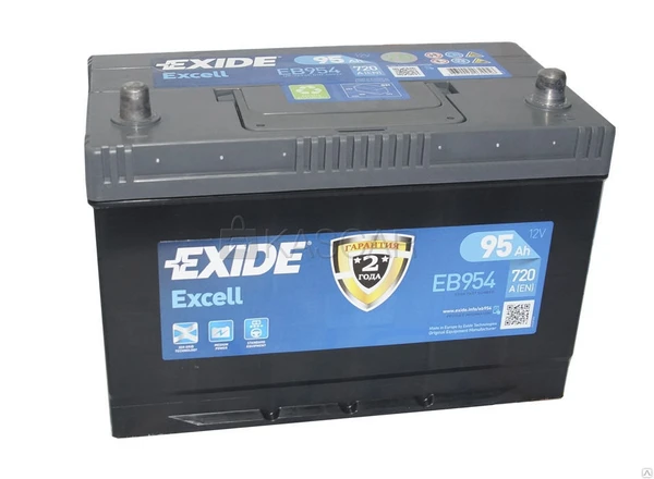 Фото Аккумулятор EXIDE 95Ah EXCELL EB954 о.п