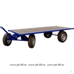 фото Тележка грузовая БТ 1 Н (1250х2000 мм, г/п 2 т) литые колеса