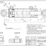 фото Гидроцилиндр ГЦ (борона тяжелая, схтехн.)