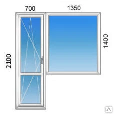 Фото Балконный выход ПВХ