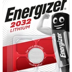 фото Элемент питания литиевый Lithium CR2032 BL1 (1/10/140) (блист.1шт) Energizer E301021302