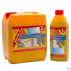 Фото Добавка в бетон Sika Mix Plus 0.9л