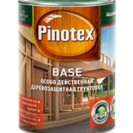 фото Pinotex Base грунтовка для внешних работ деревозащитная бесцветная