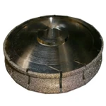 фото Фреза HXDW005 Vacuum brazed канелюрная профиль V d300хh22х60мм grit 30/40