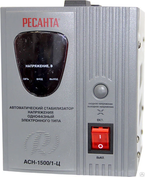 Фото Стабилизатор РЕСАНТА ACH 1500 1Ц РЕСАНТА ACH 1500 1Ц
в