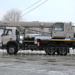 фото КС-55729-4B автокран 32т. Volvo FM стрела ОВОИД 30,2м.