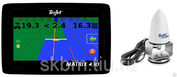 Фото Teejet Matrix 430 GPS GLONASS с антенной RXA-30 - курсоуказатель