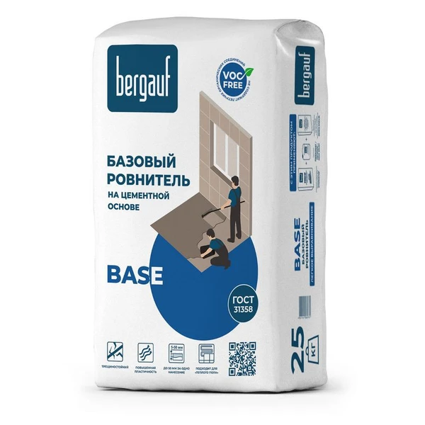 Фото Ровнитель для пола Bergauf Base, 25 кг