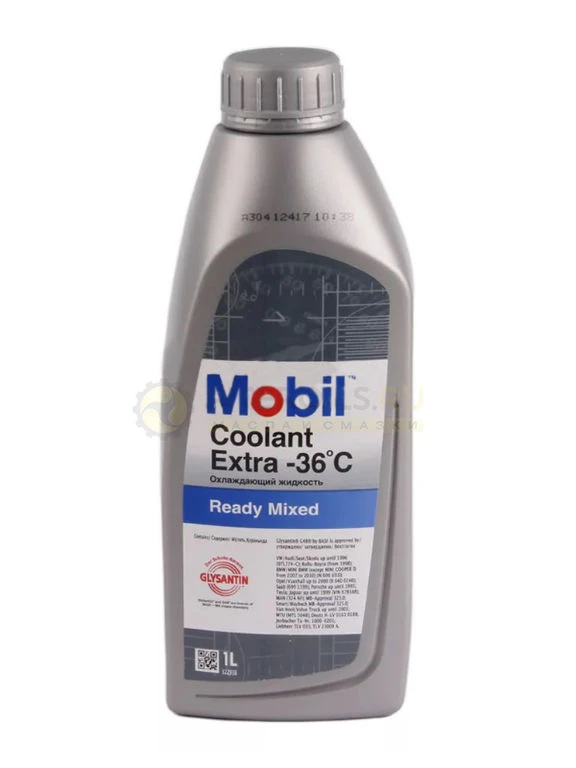 Фото Антифриз Mobil Antifreeze Coolant Extra -36С, готовый синий 1л. 730912R