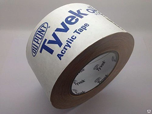 Фото Соединительная лента односторонняя Tyvek Acrylic Tape 75мм х 25 м