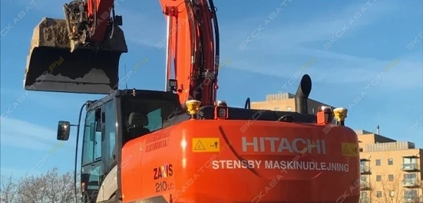 Фото Аренда гусеничного экскаватора Hitachi ZX210LC, Москва